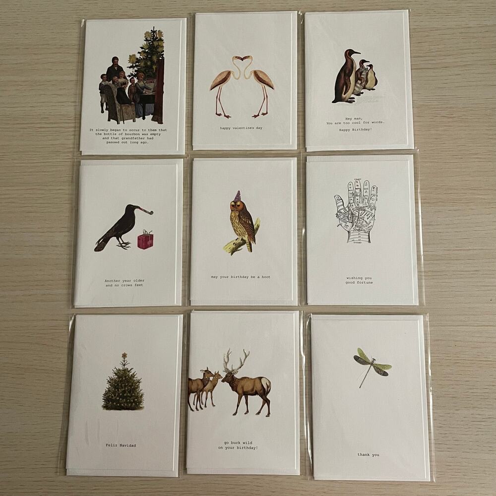Margot Elena Greeting Cards - Lot of 9
